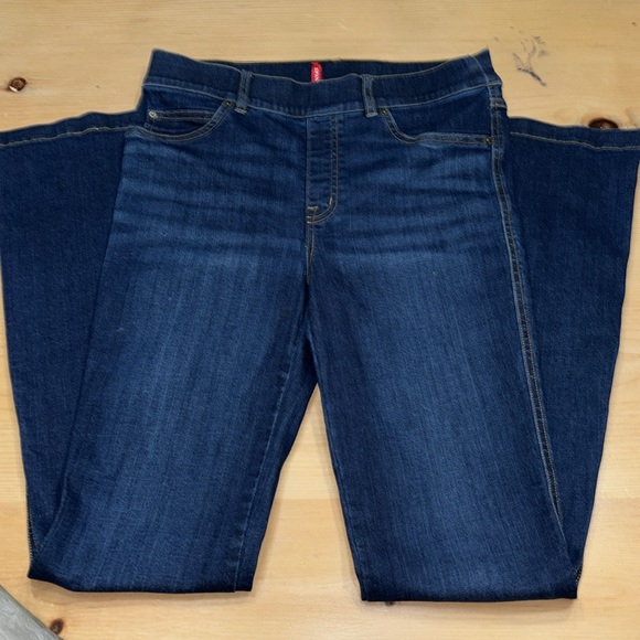 SPANXshape™ EveryWear Flare Jeans, Midnight Blue Shade - Picture 2 of 5